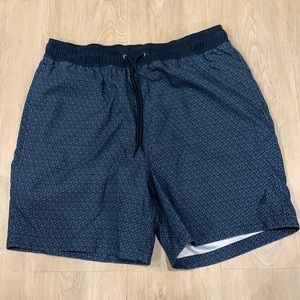 Blue board shorts